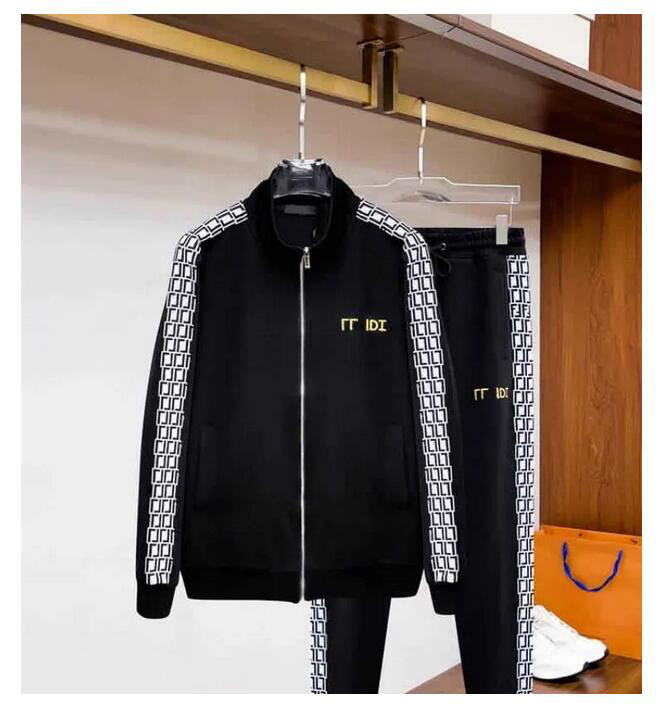 Men Sportswear Hoodie And Sweatshirts Black White Autumn Winter Jogger Sporting Suit Mens Sweat Suits Tracksuits Set Plus Size M-3XL