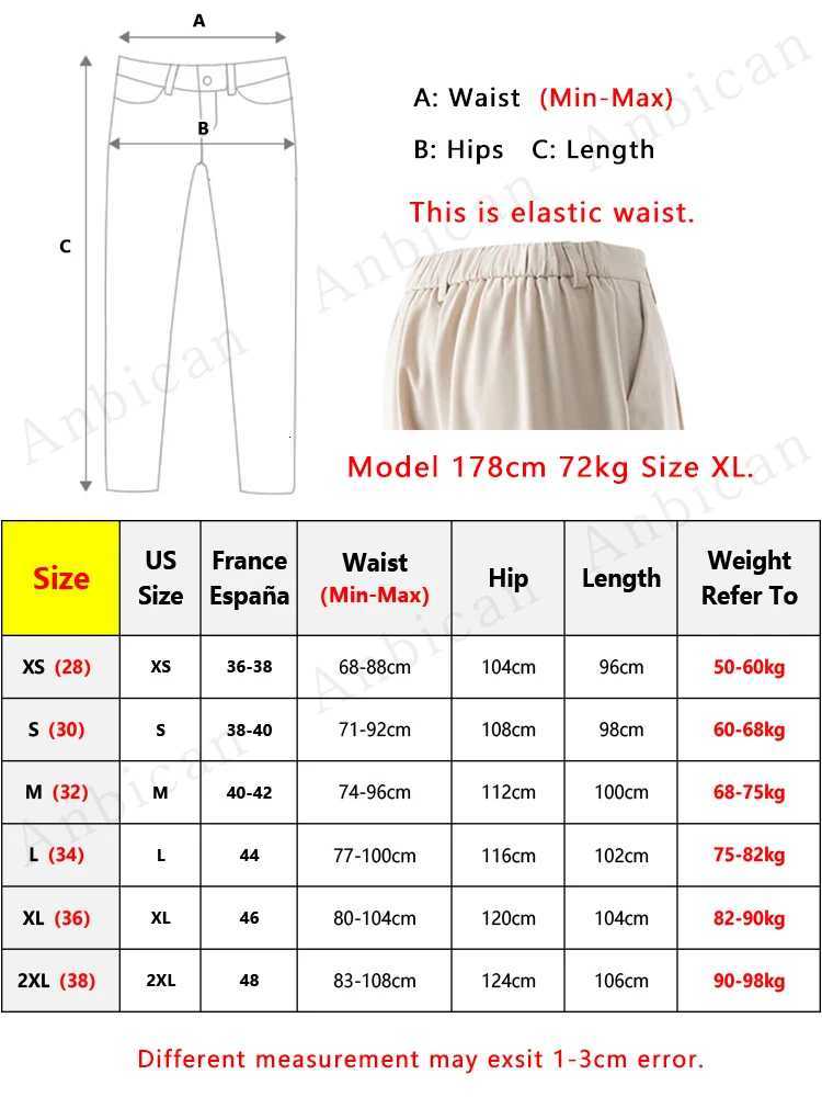 Summer Korean Mens Pants LightThin Polyester Elastic Waist SemiWide Loose Slacks Drape Suit Pants Male Casual Trousers W250826