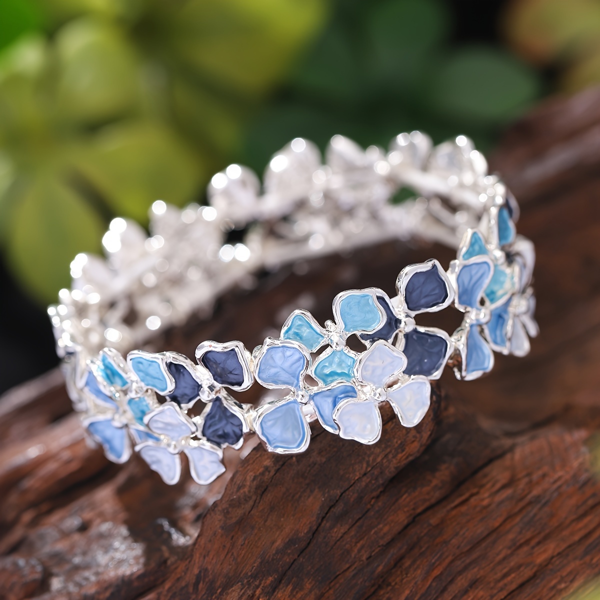 1 Piece Bohemian Style Elastic Bracelet - Gold-Plated Zinc Alloy, Multicolor Stone Beads, Suitable for Daily Wear, Parties, Valentine's Day/Mothe