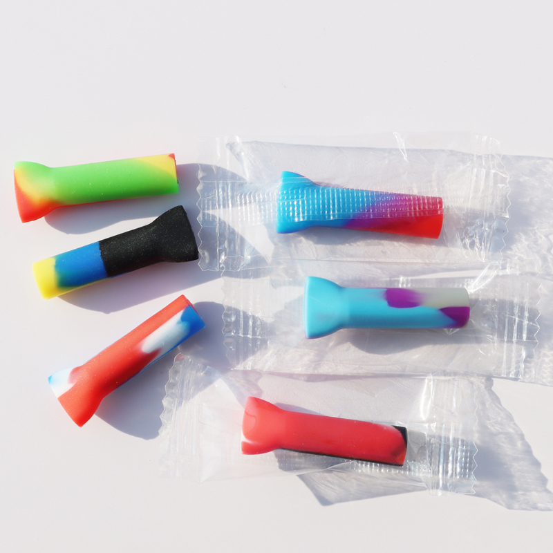 Silicone Nozzle Cigarette Filters - Random Color Anti-Sludge & Odor Resistant,Cigarettes with anti scalding silicone nozzles, Smoking Tobacco Rolling 