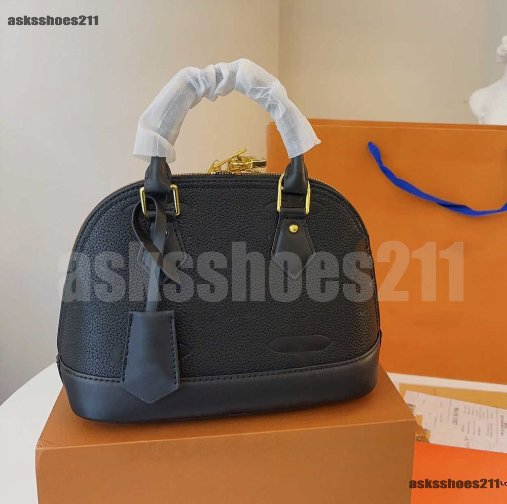 Classic shell bag designer bag handbag high quality embossed epi leather women crossbody shoulder bag evening lady clutch brown silver gold bag color new flower bag
