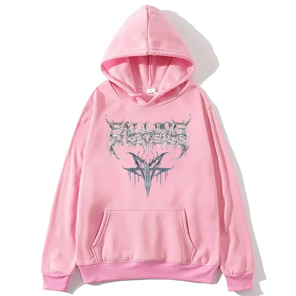 2025 Hip Hop Versatile Sweatshirts Band Music Fashion Aesthetic Pullovers Unisex Y2K Falling in Reverse Hoodies Vintage Fashion 250826