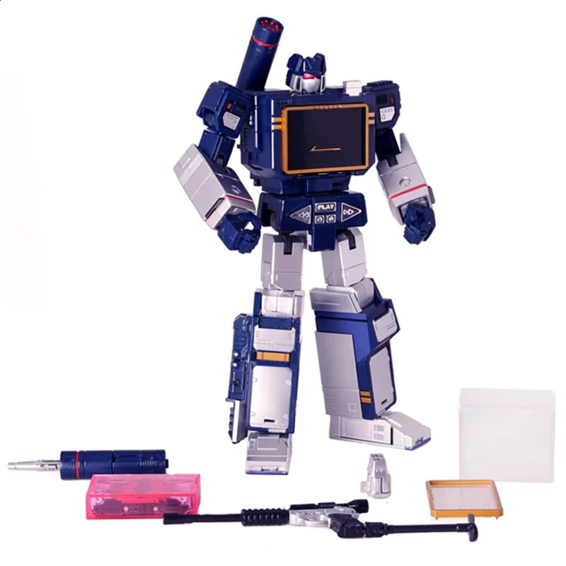 THF THF01J Soundwave 25cm KO MP13 Masterpiece Transformation Action Figure Toy Soundblaster Movie Model Deformation Car Robot 250826