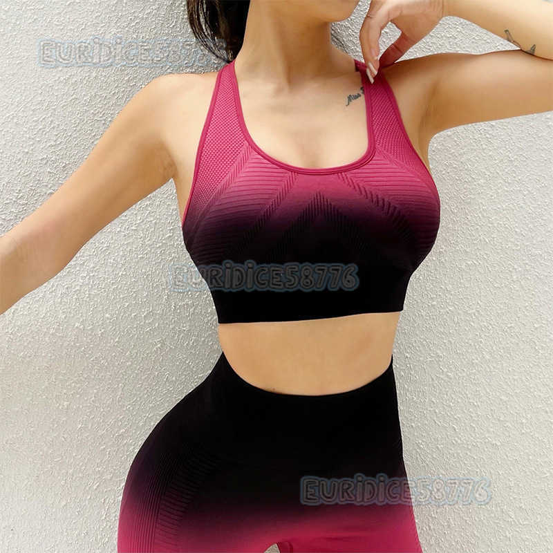 Yoga Wear Sports Bra for Women Breathable Running Backless Pushup Shaping Vest Fitness Bra Top Sexy H250825