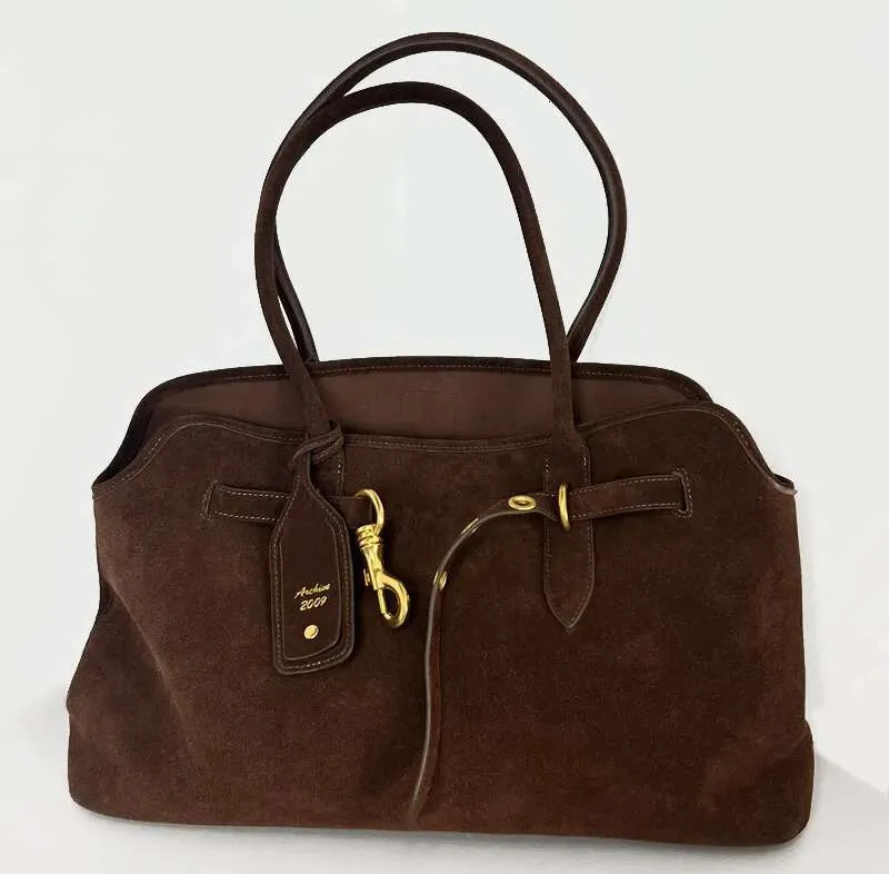 7A Designer Bag Vintage Tote Bag Suede Bag Women Shoulder Bags Aventure Shell Bag Leather Crossbody Handbag b8