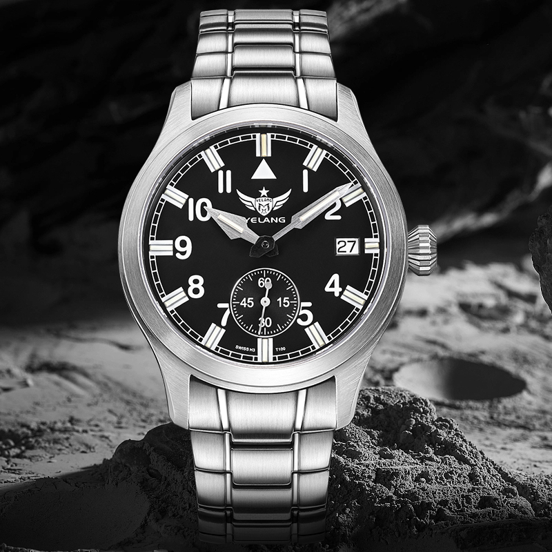 Yelang V1023 Men Watch Japanese VL58 Movement Casual Men's Quartz Watch 10ATM 100m Waterproof Luminous Sports Watch Sapphire