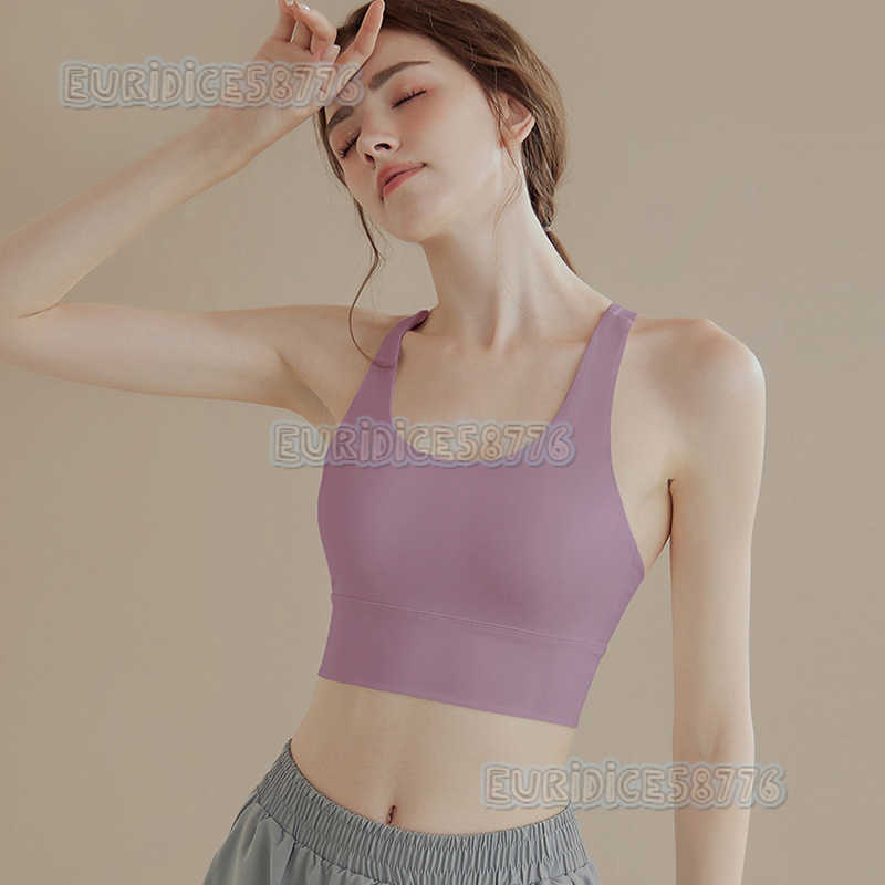 Highstrength Sports Bra for Women Shockproof Antisagging Damping Running Fitness Bra Fixed Onepiece Yoga Vest H250825