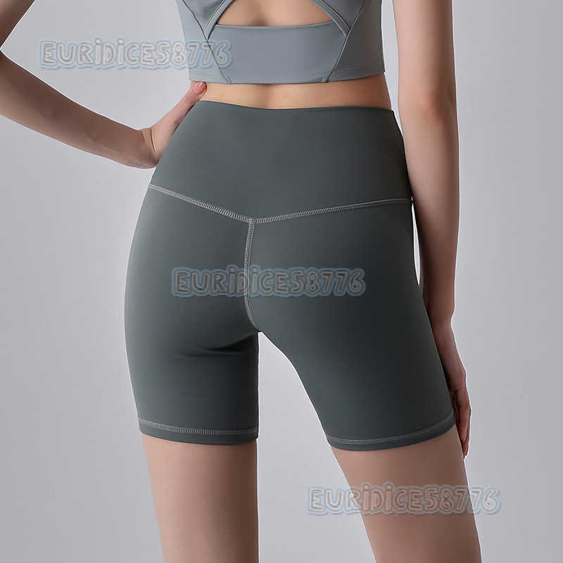 Camley Embarrassment Line Yoga Shorts Women Threequarter Pants Sports Tight Fitness Pants High Waist Hip Lift Summer Cycling H250825 3OBD