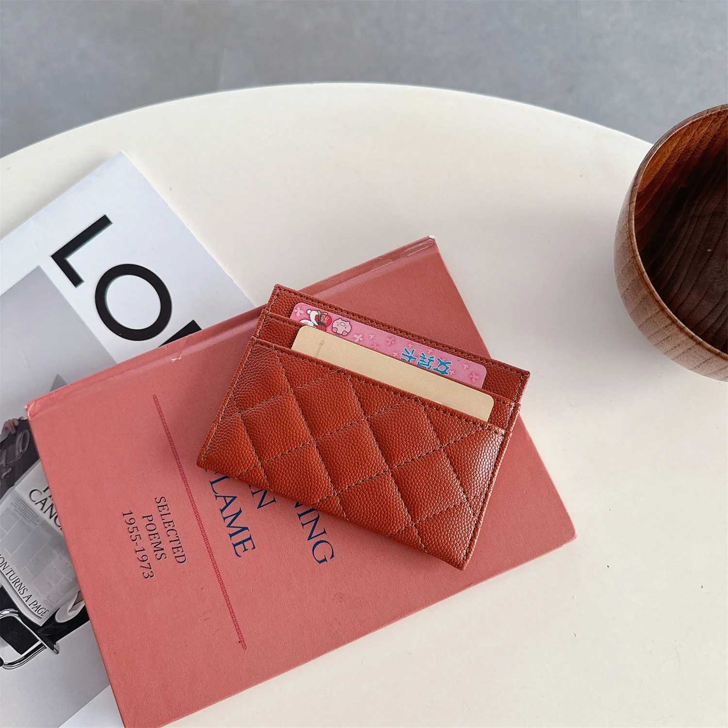 Luxury Design Wallets for Women MultiFunction Card Holder PU Leather Female Small Card Bag Short Womens Purse W250826