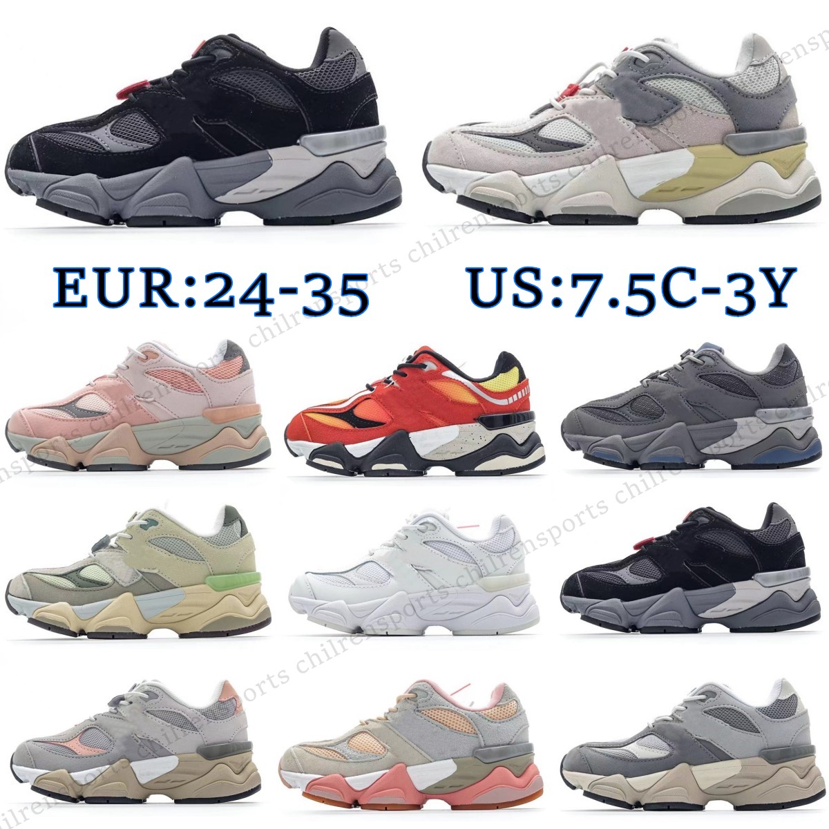 Designer Kids Shoes toddlers Sneakers boys girls baby black white pink Blue youth running Sports Trainers kid shoe