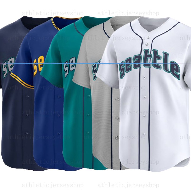 29 Raleigh Baseball Jerseys Rodriguez Josh Naylor Crawford Solano Gilbert Matt Brash Embroidery Custom stitched jersey33