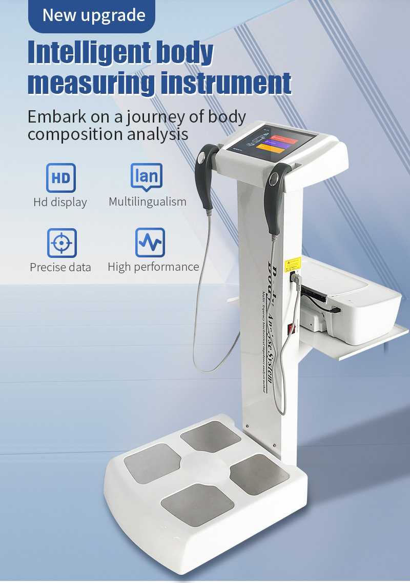 Intelligent Body Fat Scale Element Health Analyzer Machine Printer Body Composition with Result Sheet