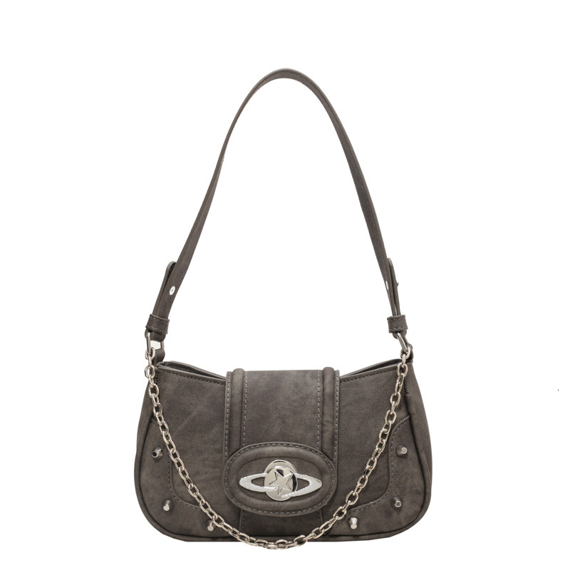 Luxury Brand Designer Bag This Year's Trendy Denim Color Single Shoulder Bag 2025 New Summer Small Style Fashionable Crossbody Bag Chain Handbag 