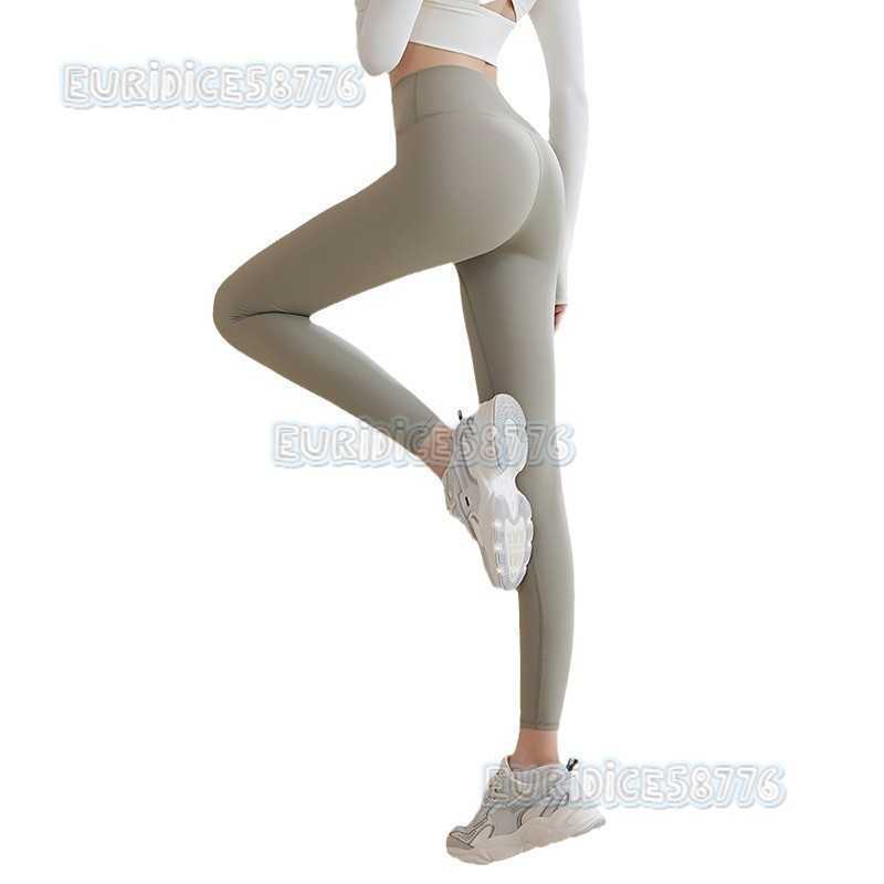 Yoga Pants High Waist Hip Lift Embarrassing Line Fitness Pants Belly Control Hip Lift Running Training Pilates Tight Sports Pants H250825