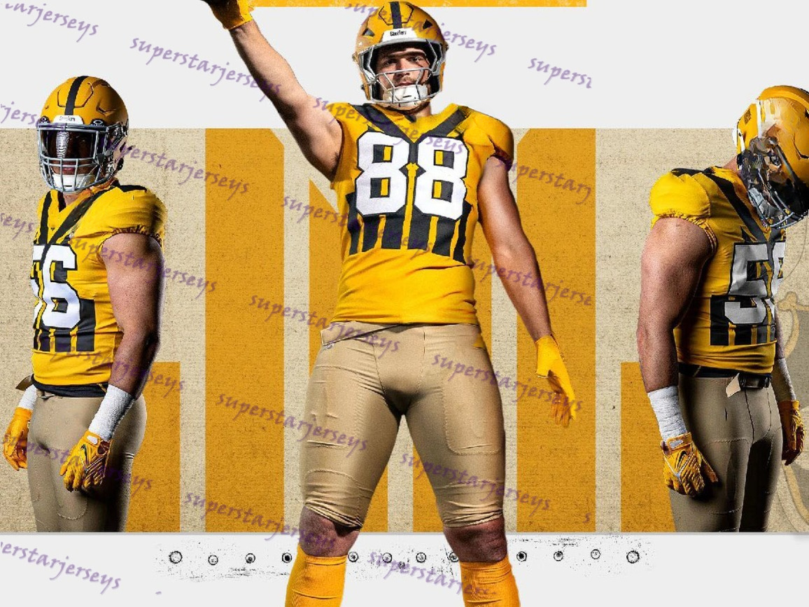 Custom Design Throwback Jerseys Aaron Rodgers Jack Sawyer Will Howard DK Metcalf Watt Football Patrick Queen Joey Porter Jr Franco Polamalu Fitzpatric