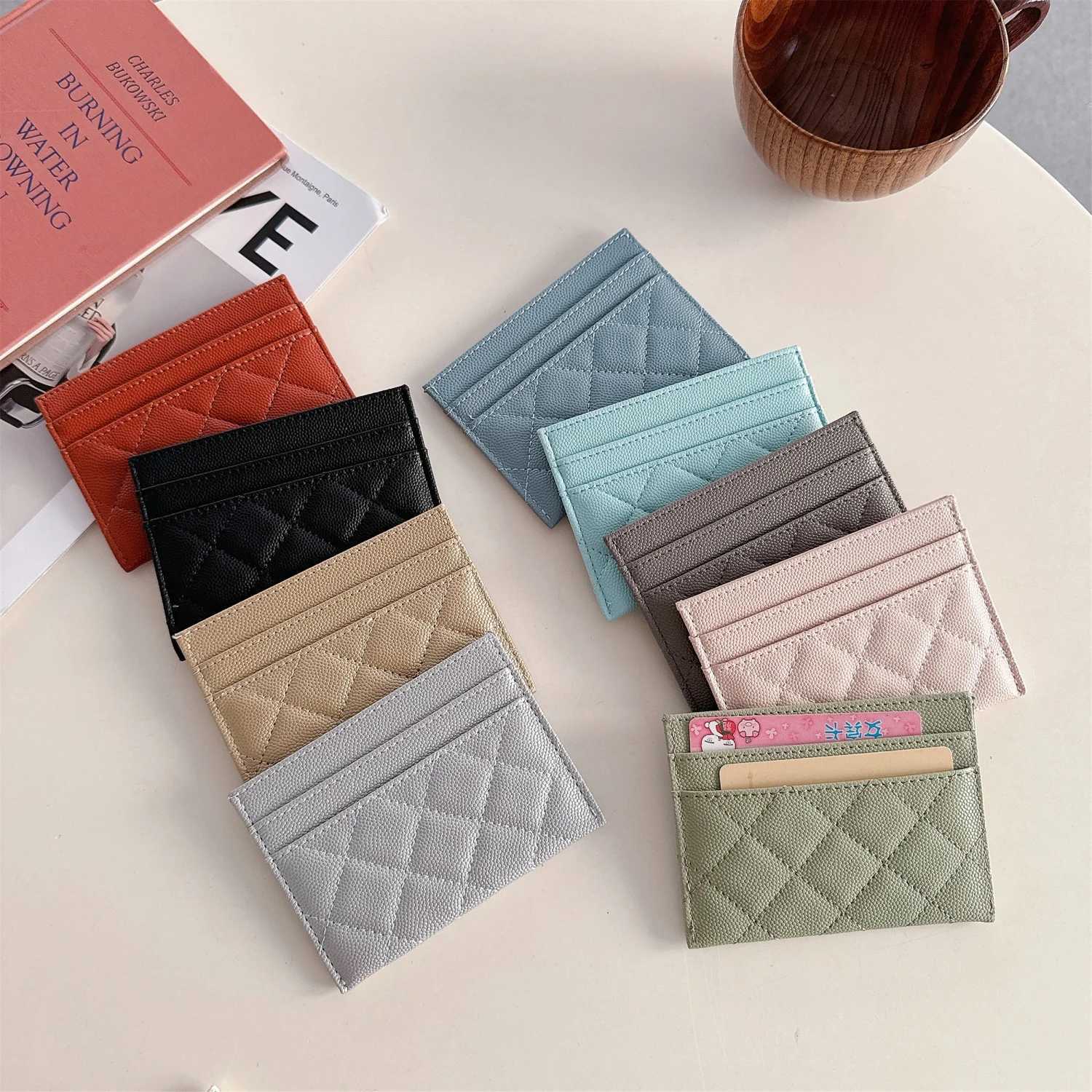 Luxury Design Wallets for Women MultiFunction Card Holder PU Leather Female Small Card Bag Short Womens Purse W250826