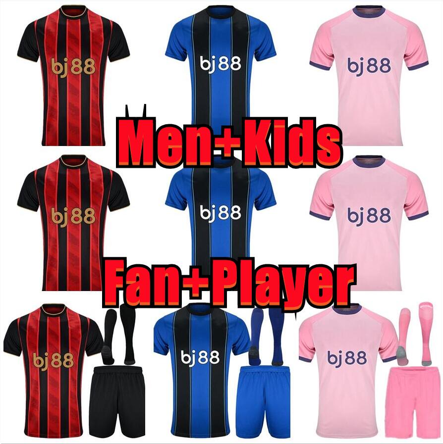 25 26 AFC Bournemouths soccer jerseys Justin CHRISTIE OUATTARA LERMA BILLING EVANILSON RYAN CHRISTIE BROOKS SOLANKE 2025-2026 home away third Football Shirt kid kit