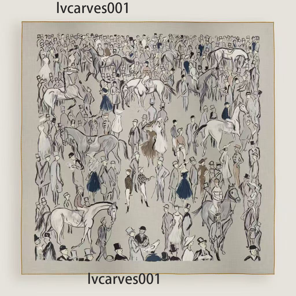 140*140cm H designer silk cashmere double-sided hand-rolled edge ladies' four-season large shawl, beach travel scarf, gift