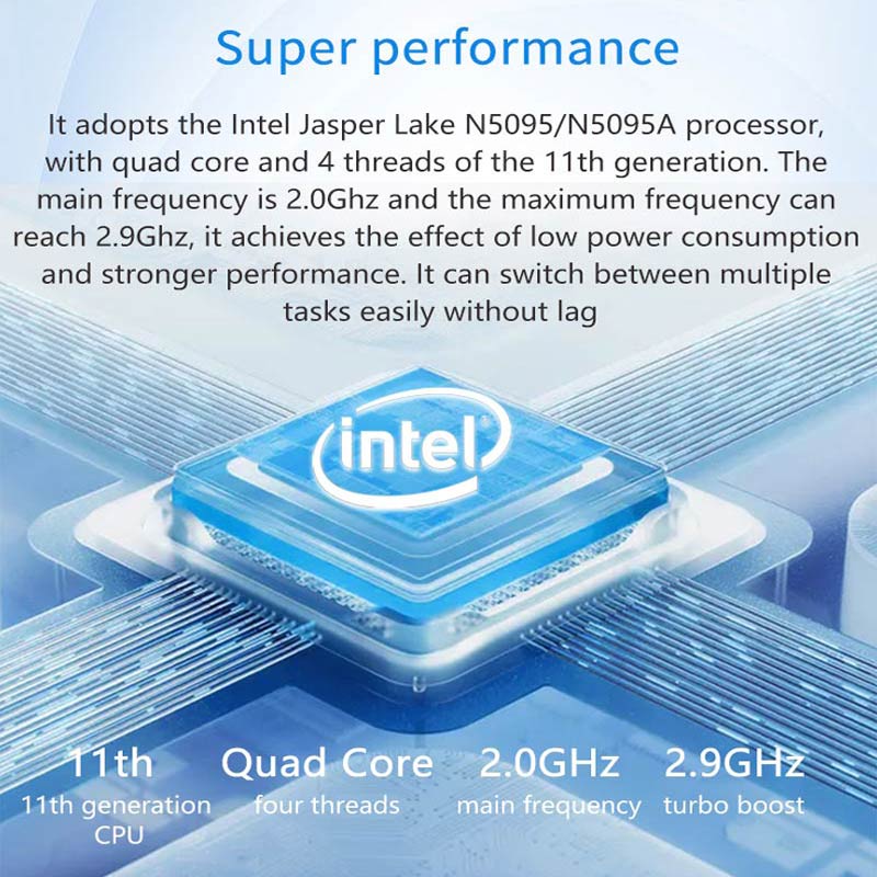 2025 New Lightweight 15.6-inch Laptop Intel UHD Graphics N5095 Ultrabook 5000 mAh Long Battery Life for Business and Office Use