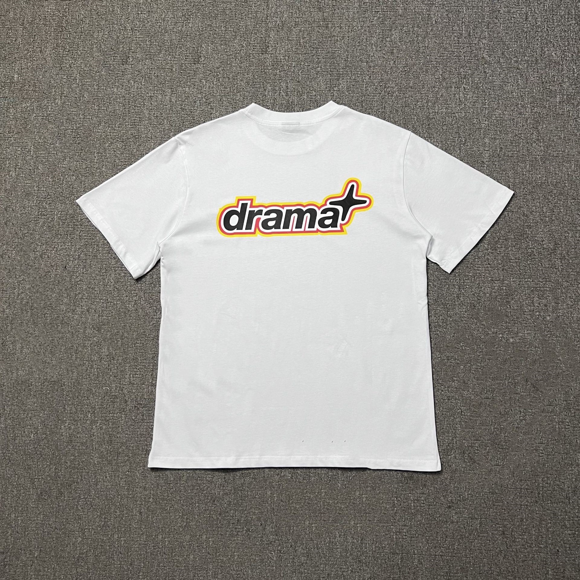 Men's T-shirt luxury design European and American high street simple letter LOGO print men's and women's casual loose short sleeved T-s