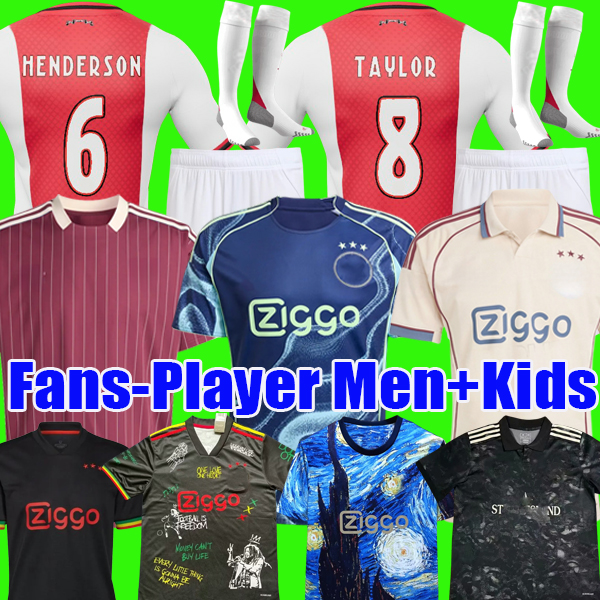 AFC 2025 kit Amsterdam Soccer Jerseys 25 26 ajaax Retro Kits maillot Ajaox football shirts 2025 2026 Kids aajax bob marley St one Isl and uniforms