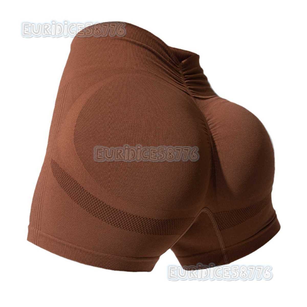 New Vwaist Peach Hip Shorts Seamless Yoga Pants Fitness Pants Running Sports Shorts for Women H250825