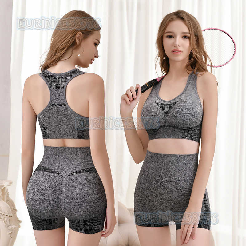 Sports Vest Outerwear Top Fitness Running Yoga Shockproof Comfortable Polyester Yoga Outfit Set H250825