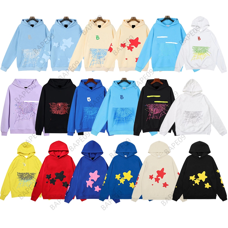 spider pink hoodie Mens sipder Hoodie for men Sweatshirts Hoody Women polo grid five cobweb pink hoody Tracksuit Print Pullover net pants spider pants suit Trousers
