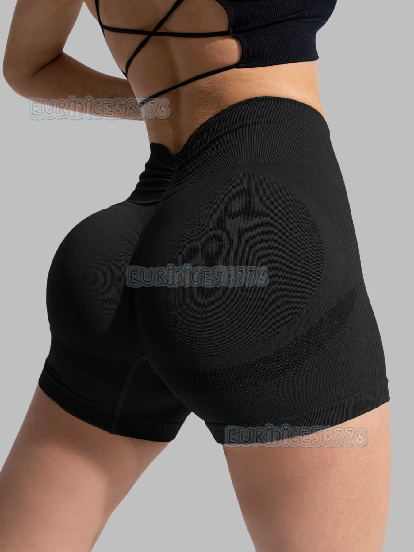 New Vwaist Peach Hip Shorts Seamless Yoga Pants Fitness Pants Running Sports Shorts for Women H250825