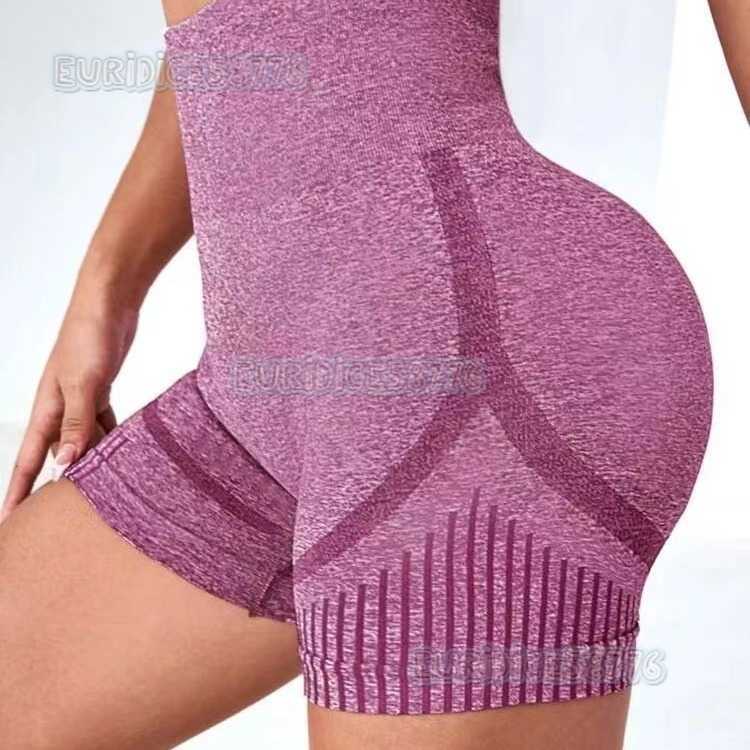 New Yoga Shorts High Waist Hip Lift Yoga Pants Running Fitness Pants Yoga Wear Sportswear Threepoint Pants H250825