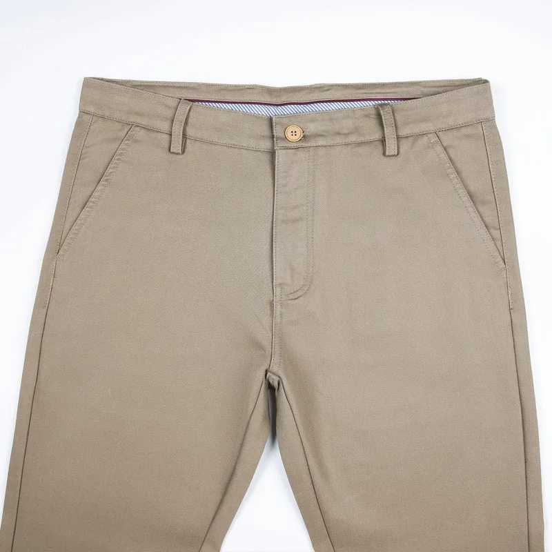 Autumn Winter Business Casual Men Stretch Classic Mens Thick Cotton Trousers Elastic Korean Male Fashion Office Work Suit Pants W250826