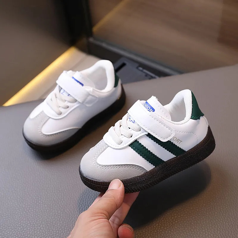 Childrens Sneakers Baby Boys Sport Shoes Toddler Baby Kids Soft Sole First Walkers Girls Hook Casual Shoes Outdoor Shoes250825