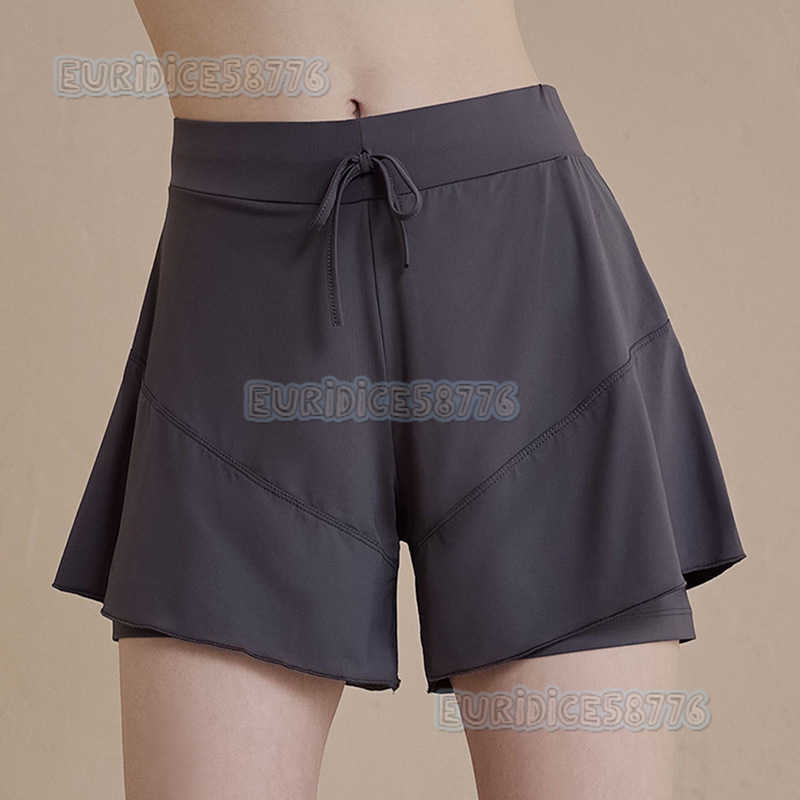 Plus Size Sports Shorts for Women Antiexposure Quickdry Highwaisted Professional Running Training Yoga Shorts for Summer H250825
