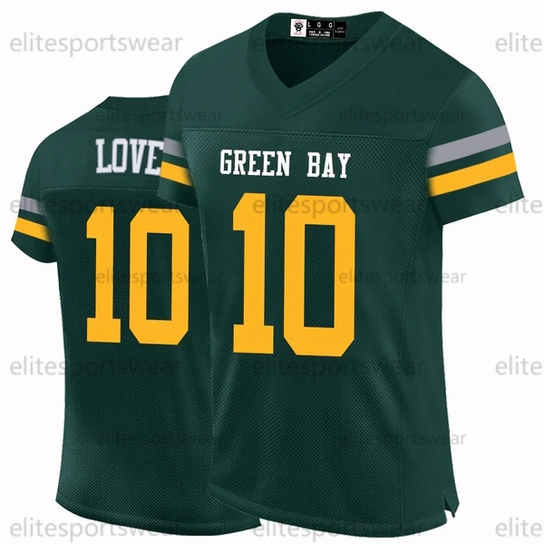 1#PARSONS 10 Love Football Jersey Clifford Jacobs Elgersma Willis Abanikanda Hardman Doubs Golden Custom Jerseys Any Name Number