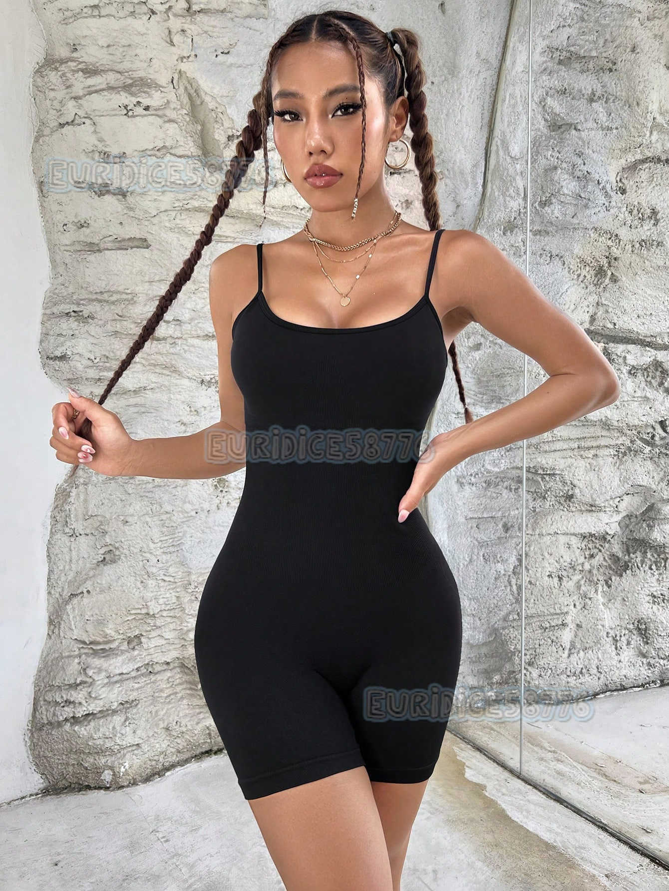 Abdominal Exercise Fitness New Buttlifting Onepiece Shorts H250825