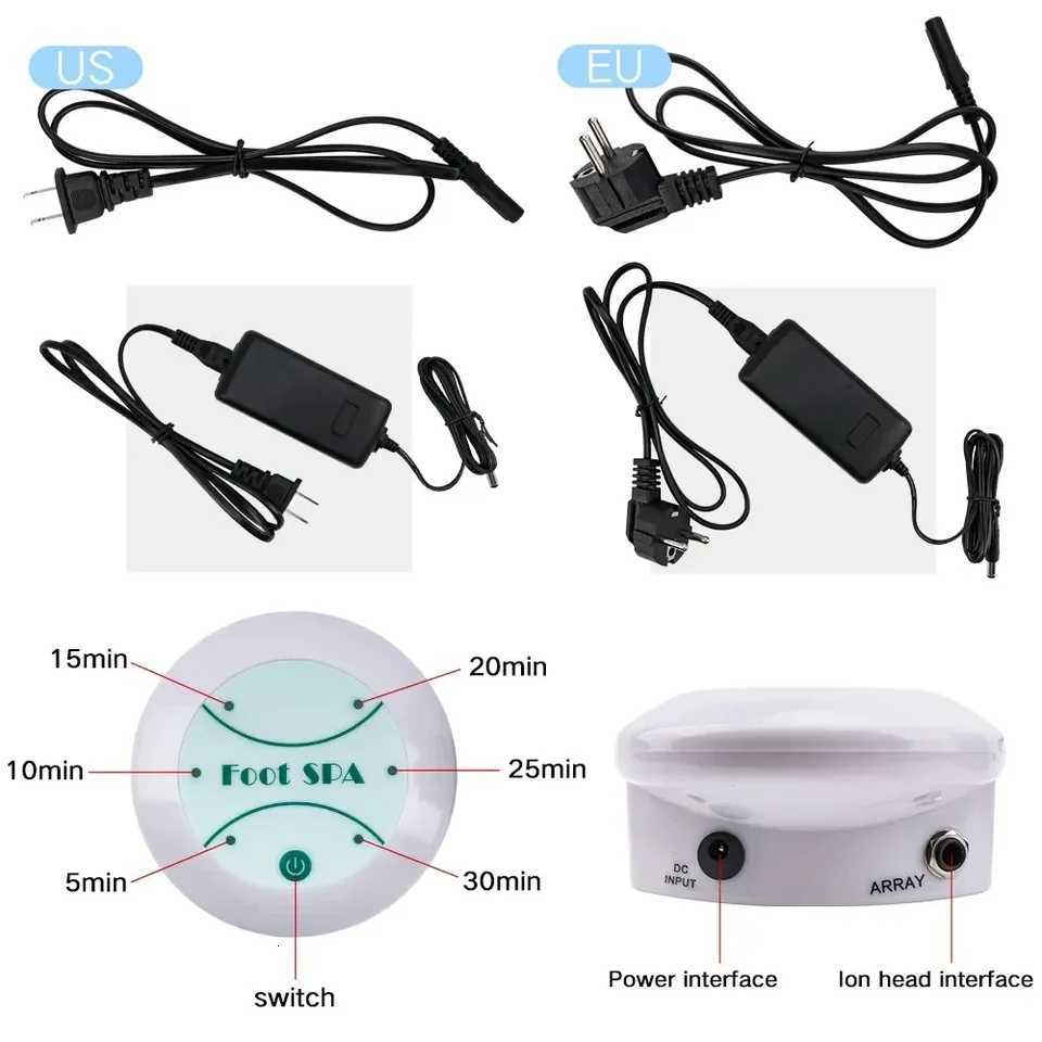 Detox Ionic Foot Spa Bath Machine Massage Foot Ionic Detoxification Relieves Fatigue Promotes Good Health And Full Vitality W250826