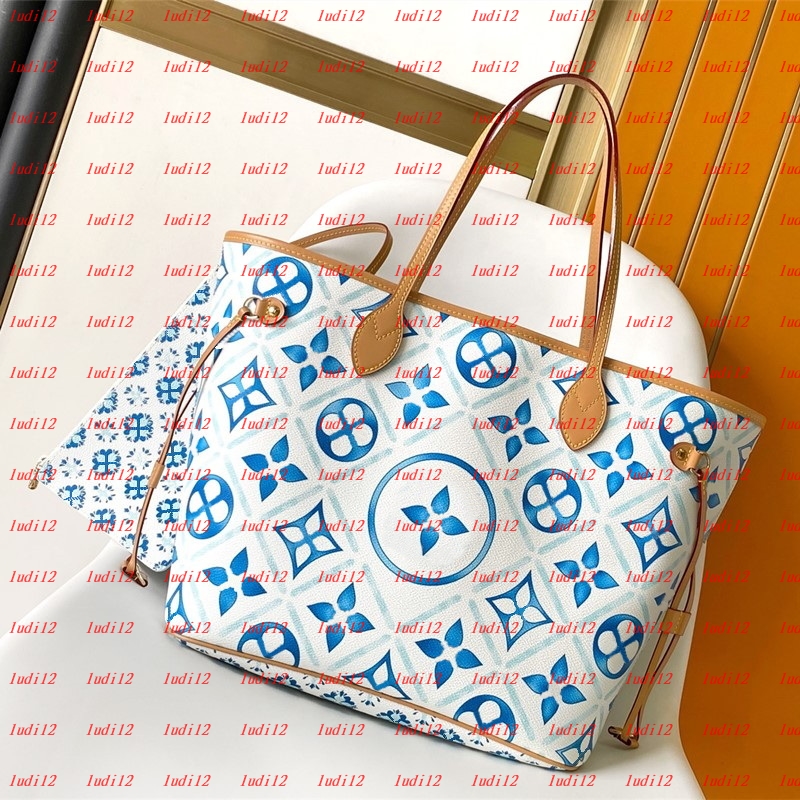 New Real cowhide must have Nneverfull Luxury shopping bag Womens crossbody shoulder bag designer handbag Casual Tote mirror quality leather underarm Bag wallet 10a