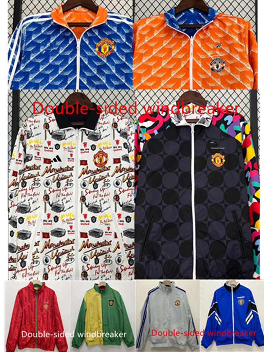 AMAD GARNACHO HOJLUND MAINOO MOUNT unted football shirt MARTINEZ CASEMIRO Zirkzee 1:1 AT windbreaker zipper hoodie Men Jackets coat retro hoodies Sweatshirt suit