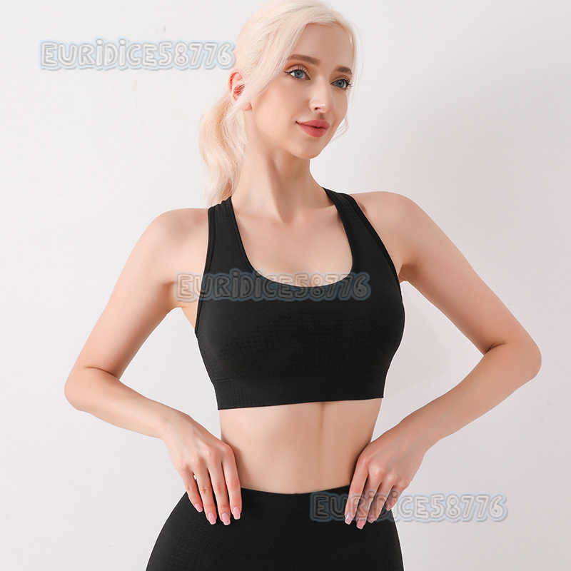 Vest Yoga Bra Women Seamless Top Breathable Quickdry Antiexposure Running Underwear Antisagging Sports Trendy H250825