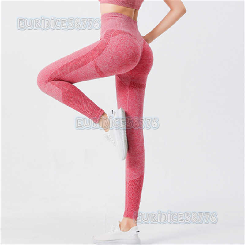 Seamless Dot High Waist Yoga Pants Women Peach Slim Fit Leggings Fitness Sports Ninepoint Pants Autumn H250825