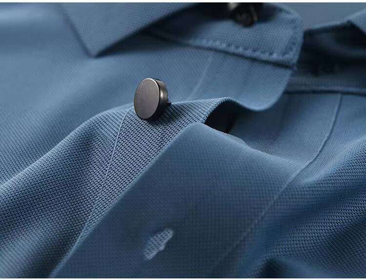 Men's Traceless T-shirt Ice Silk Bonded Plus Sized Quick Dry Breathable Polo Shirt for Men