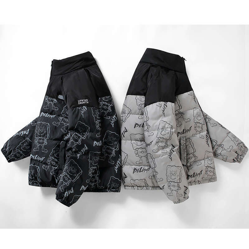 White Loose Plus Size For Men 2024 New Autumn Winter Warm Cold-Proof Duck Down Coat Unisex Puffer Jacket