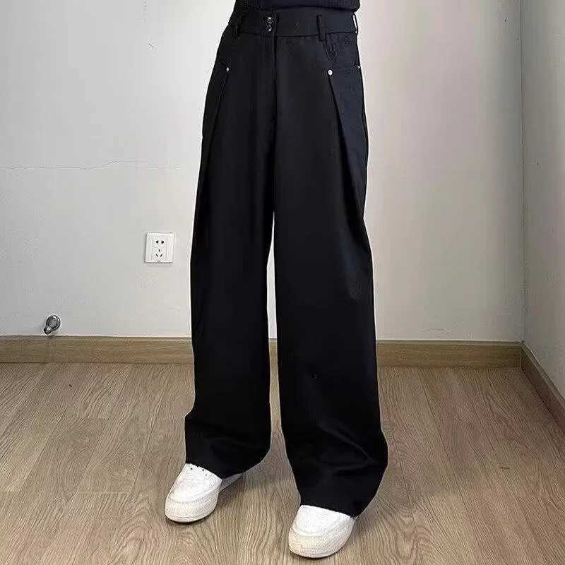 Casual Mens Summer Thin Lyocell Ice Sensation Seershawn Wide Leg Loose Fit Straight Pants Comfortable Breathable Trousers W250826