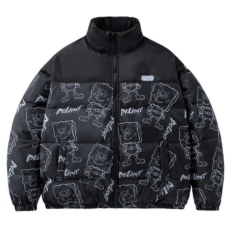 White Loose Plus Size For Men 2024 New Autumn Winter Warm Cold-Proof Duck Down Coat Unisex Puffer Jacket