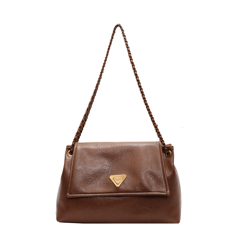 Free Shipping 2025 New Designer Bag Vintage High-capacity Bag For Women Single Shoulder Underarm Fashion Chain Commuter Versatile Elegant Women's