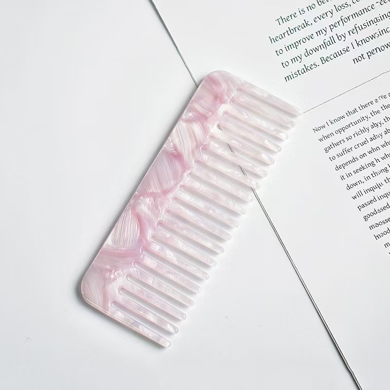 Acetate Hair Combs Wide Large Size Tooth Tuck Comb Pocket Hair Brushes Anti Static Hairdressing Tools Massage Hairbrush Colorful Hair Styling Tools
