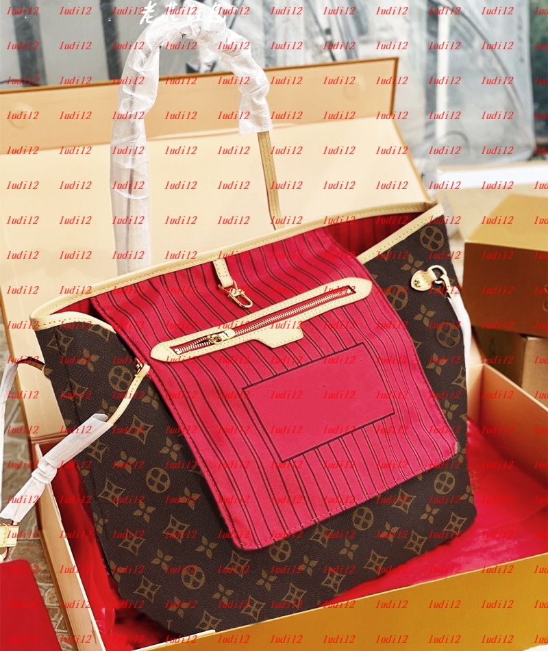 New High quality Nneverfull Luxury shopping bag Womens crossbody shoulder bag designer handbag Tote mirror quality leather bag underarm Bag embossing wallet 10a