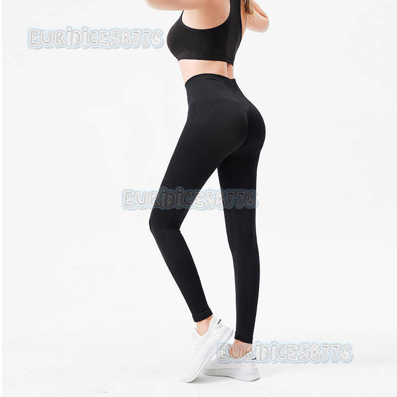 Fengdiandian Fitness Sports Pants Seamless High Waist Elastic Chrysanthemum Tightfitting Outer Wear Yoga Ninepoint Pants Women Slim Fit H250825