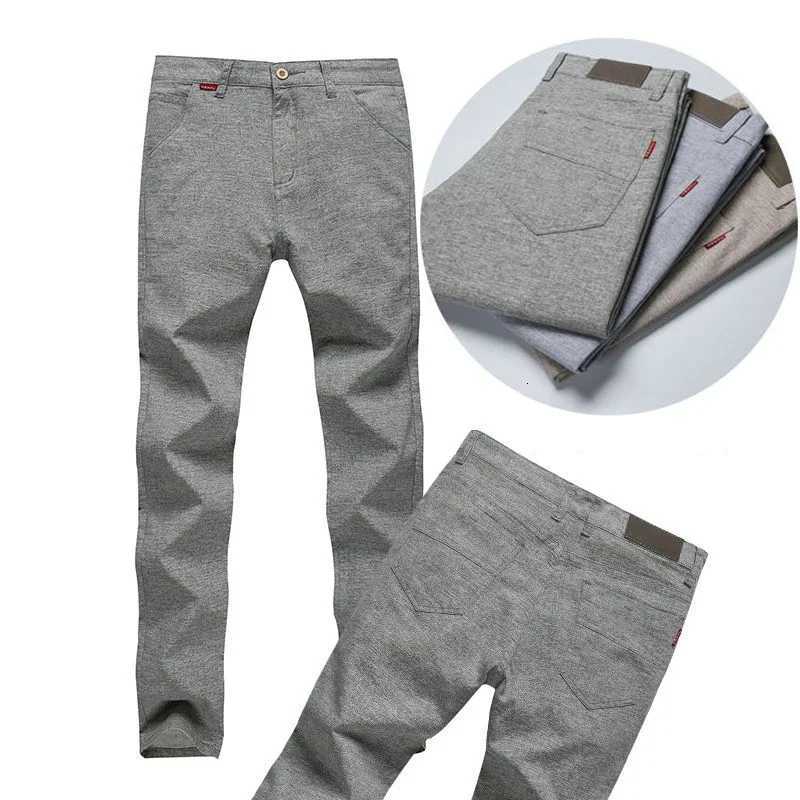 Men Ultra Thin Casual Business Suit Pants Male Comfortable Loose Blazer Pants Straight Light Gray Light Blue Trousers W250826