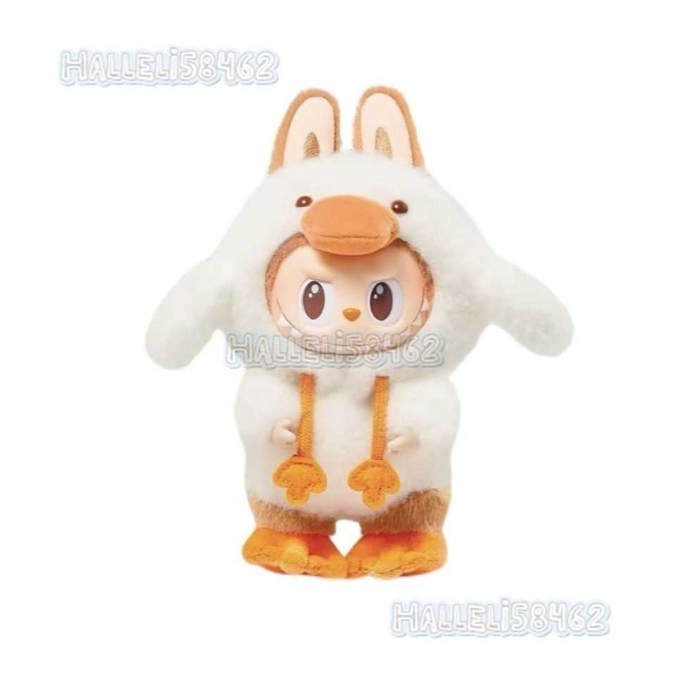 Labubu New Duck Plush Toy 17cm Forest Fairy Tale Doll Keychain Festival Gift Pendant H250825